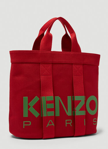 Kenzo ロゴプリントスモールトートバッグ レッド knz0250049
