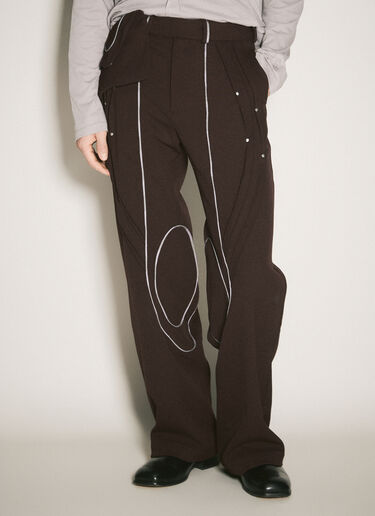 Kiko Kostadinov Chalice Pants Brown kko0158001
