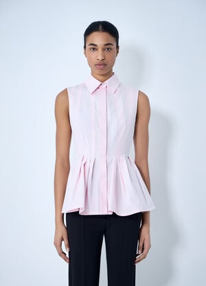 Sportmax Sleeveless Pleated Blouse Pink spx0264003