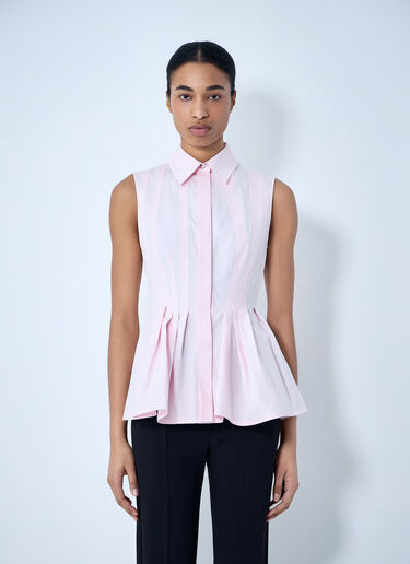 Sportmax Sleeveless Pleated Blouse Pink spx0264003