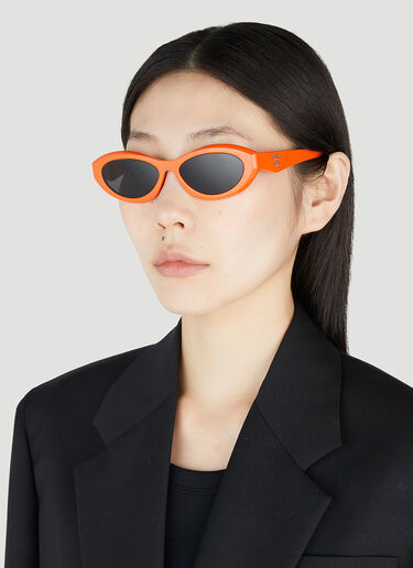 Prada Symbole Oval Sunglasses Orange lpr0253001