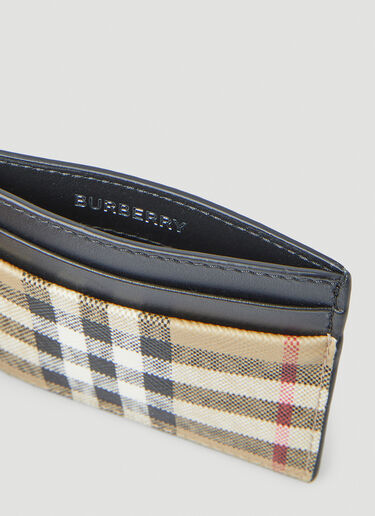 Burberry Sandon Check Cardholder Beige bur0149145