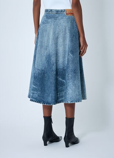 De-Annet-Fsh Midi Skirt Diesel De-Annet-Fsh Midi Skirt Blue dsl0262007