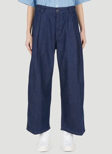 Levi's Pleated Wide Leg Jeans Blue lvs0348002