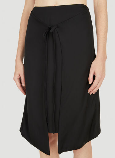 MM6 Maison Margiela Wrap Skirt Black mmm0249020