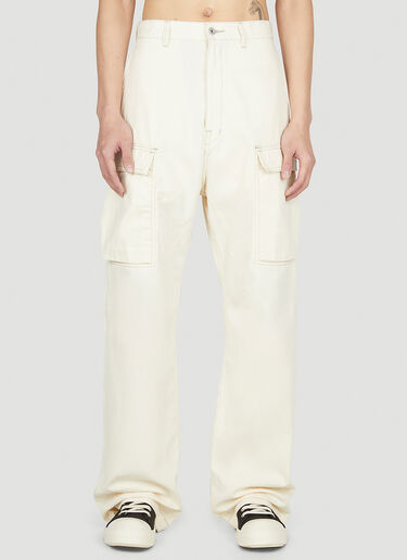 Rick Owens DRKSHDW 工装裤 白色 drk0152002