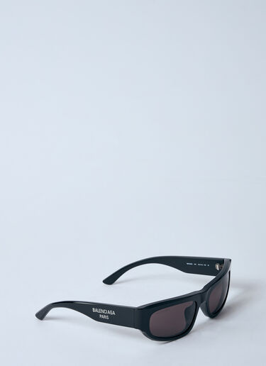 Balenciaga Logo Print Sunglasses Black bcs0360005