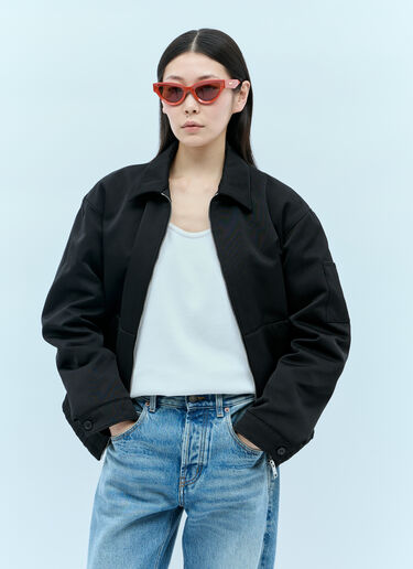 Sharp Cat Eye Sunglasses Bottega Veneta Sharp Cat Eye Sunglasses Orange bos0254002