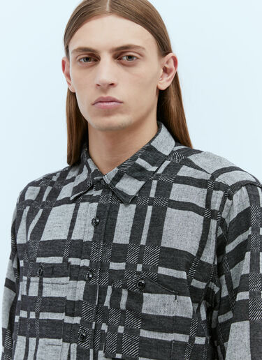 Engineered Garments Check Work Shirt Grey egg0154002