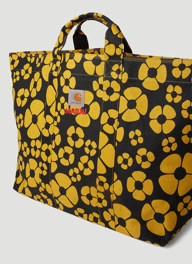 Marni x Carhartt フローラルプリントトートバッグ ブラック mca0250019