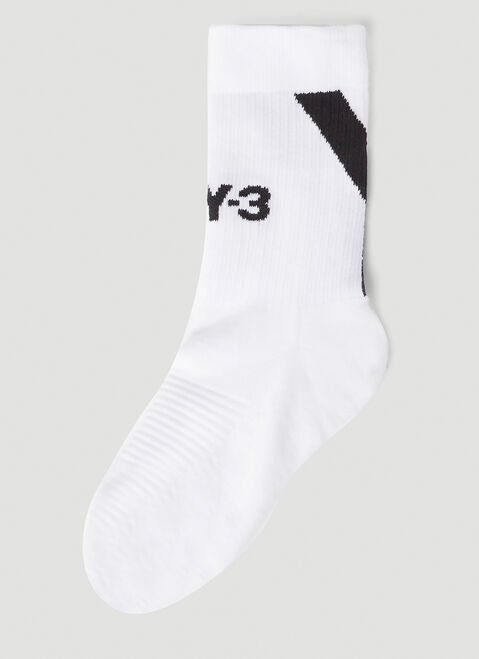 Y-3 High-Top Logo Socks Black yyy0152042