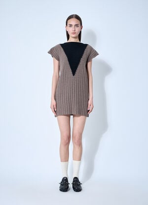 Chopova Lowena Dakota Knit Dress Pink cho0260001