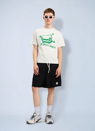 Palm Angels Skull T-Shirt White pma0164089