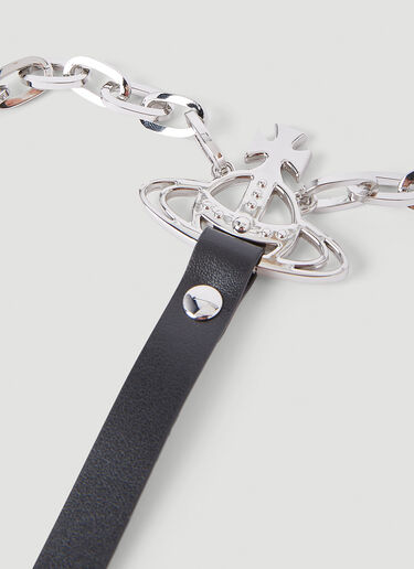 Vivienne Westwood Chain Harness Belt Black vvw0250095