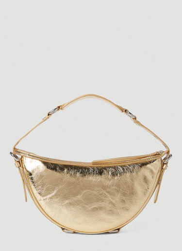 BY FAR Soho Circular Shoulder Bag Gold byf0252005