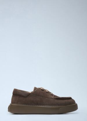 REFERENC Tahoe Suede Lace-Up Shoes Brown ref0163004