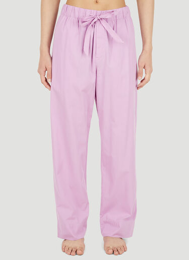 Tekla Drawstring Pyjama Pants Pink tek0351020