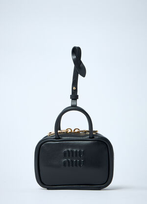 Miu Miu Micro Beau Leather Bag Black miu0262056