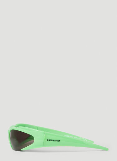 Balenciaga Reverse Xpander 太阳镜 绿色 bal0151085