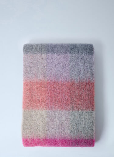 Logo Patch Check Scarf Acne Studios Logo Patch Check Scarf Multicolour acn0262018