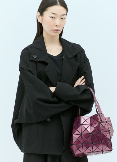 Bao Bao Issey Miyake Carat-2 Handbag Burgundy bao0255009