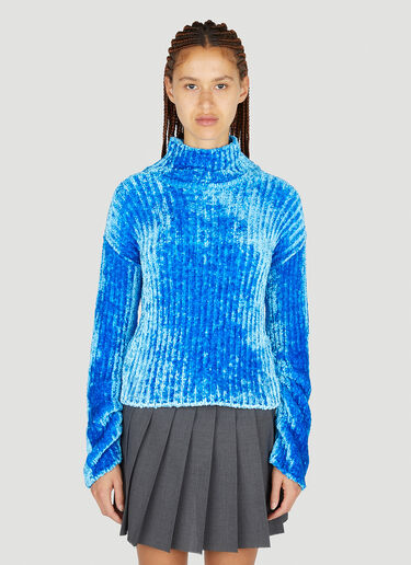 Acne Studios Chenille Sweater Blue acn0252022