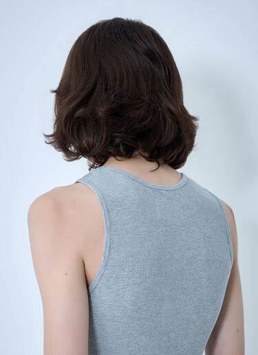 ERL Ribbed Tank Top Grey erl0164006