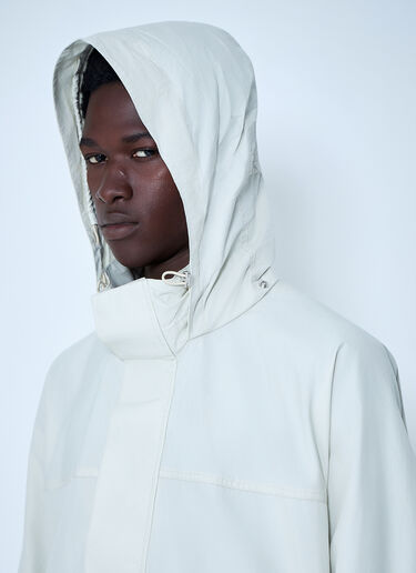 Lemaire High-Collar Utility Jacket White lem0164002