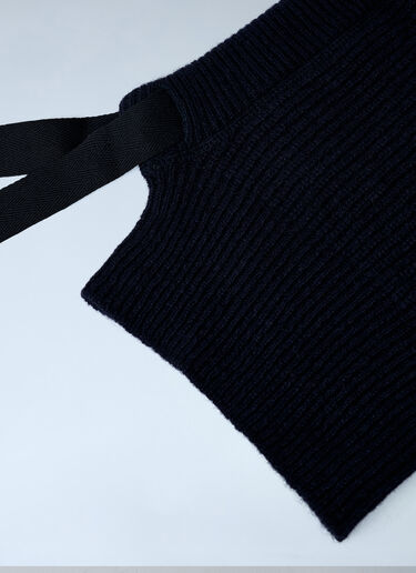 Knitted Wool Hood MHL by Margaret Howell Knitted Wool Hood Navy mhl0162008