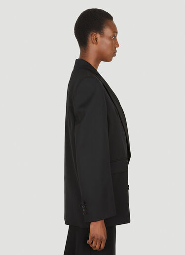 Alexander McQueen 方正双排扣西装外套 黑 amq0249008