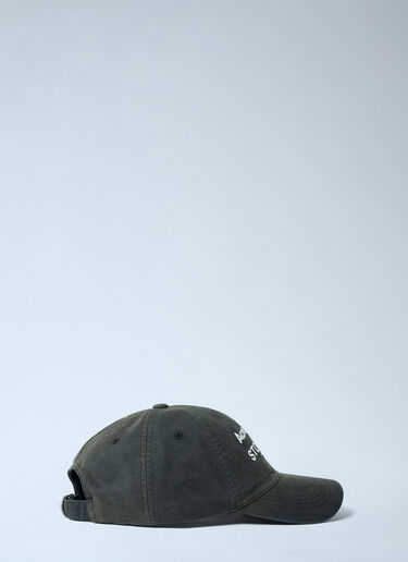 Logo Motif Baseball Cap Acne Studios Logo Motif Baseball Cap Black acn0162028