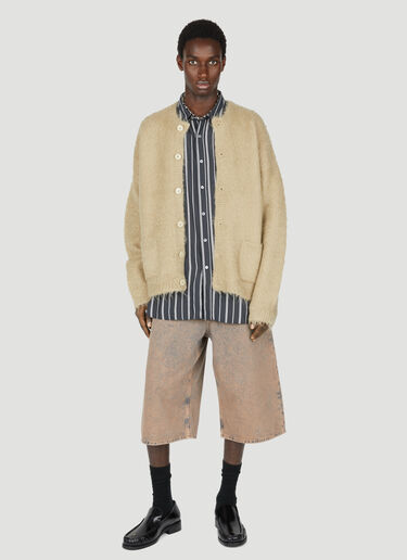 Acne Studios Fuzzy Cardigan Khaki acn0154002