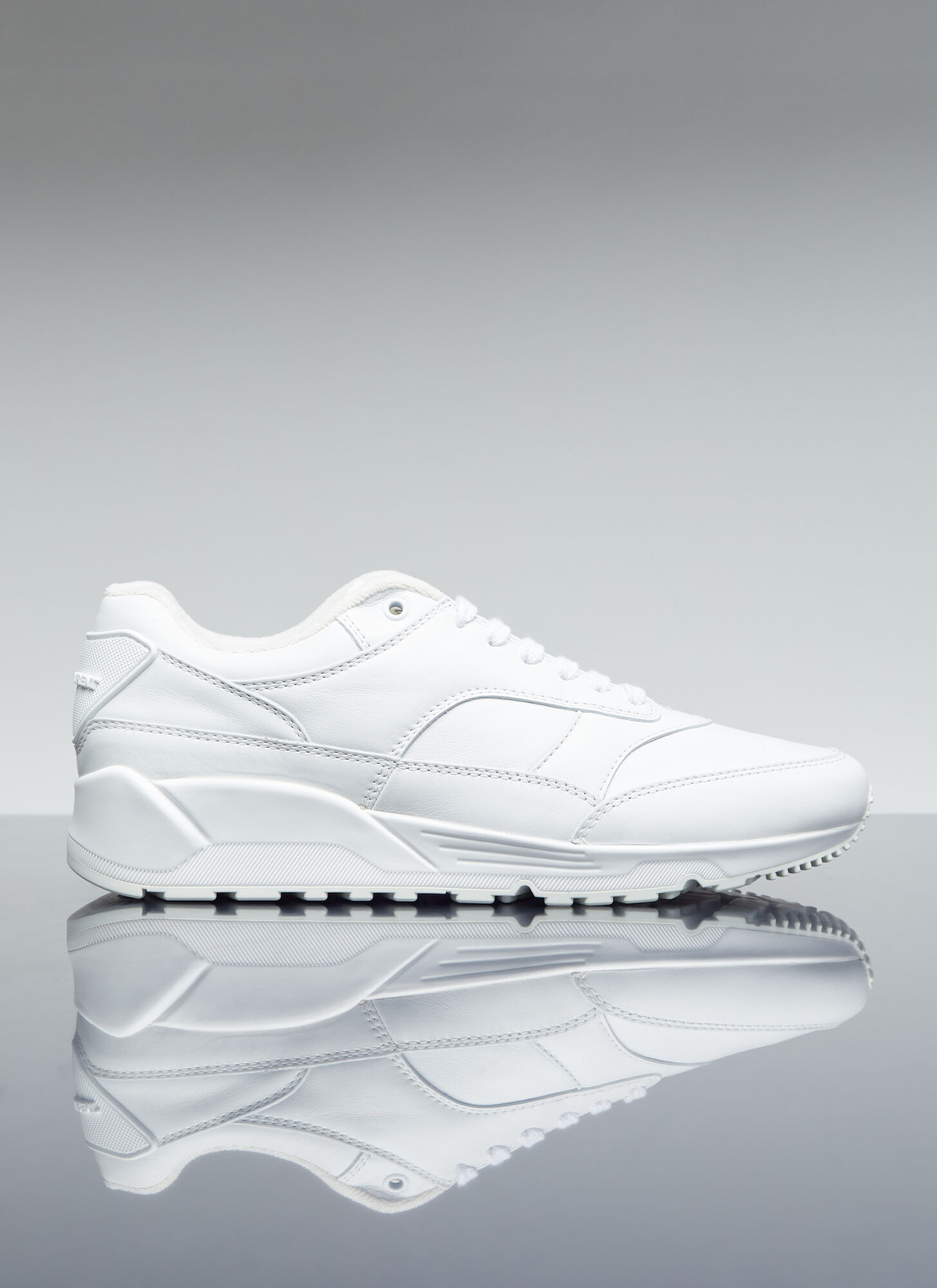 Saint Laurent Bump Sneakers In White