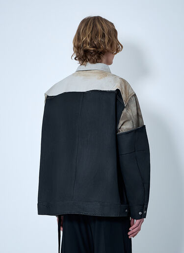 Rick Owens DRKSHDW Denim Patchwork Jacket Beige drk0164001