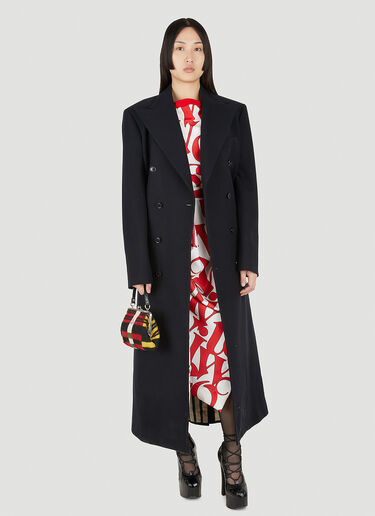 Vivienne Westwood Dickens Double-Breasted Coat Black vvw0250018