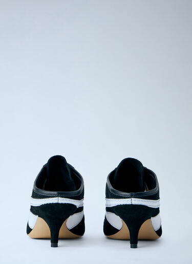 Dries Van Noten Lace-Up Mule Heels Black dvn0263028