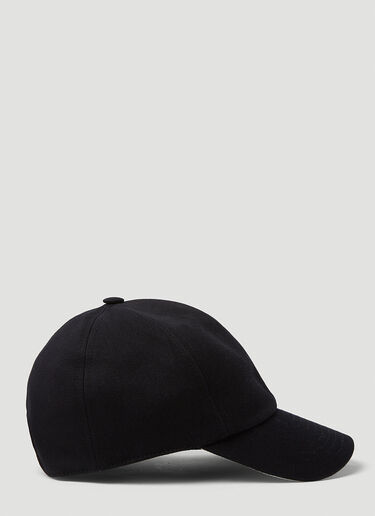 Courrèges 徽标贴饰棒球帽 黑色 cou0249001