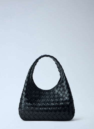 LN-CC® - Bottega Veneta: Campana Small Shoulder Bag - Black Bottega Veneta Campana Small Shoulder Bag Black bov0265029