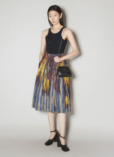 그래픽 프린트 퀼로트 팬츠 Vivienne Westwood 그래픽 프린트 퀼로트 팬츠 퍼플 vvw0356001