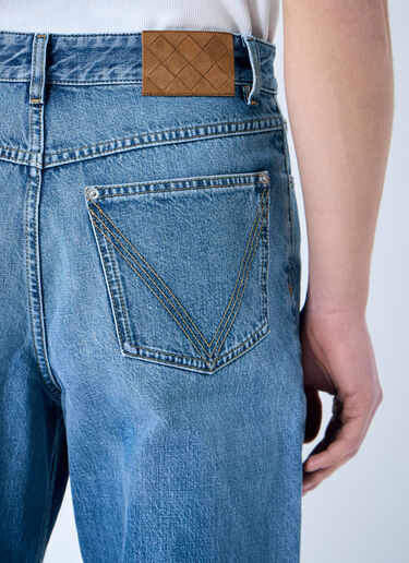 Bottega Veneta Indigo Wide Leg Jeans Blue bov0159006