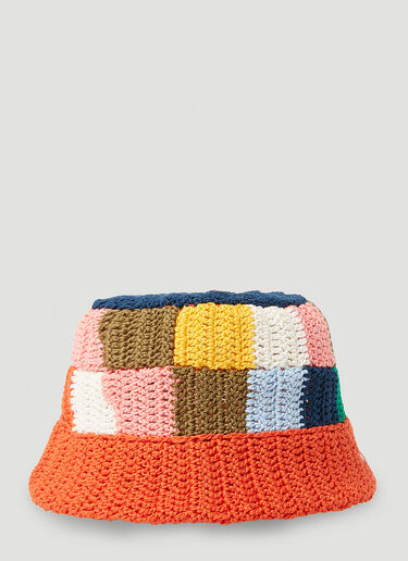 Marni x No Vacancy Patchwork Crochet Bucket Multicolour mvy0153012