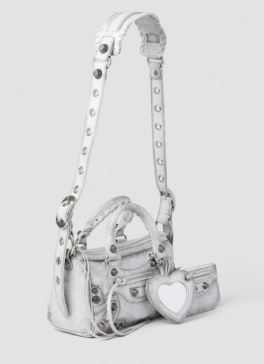 Balenciaga Neo Cagole XS Shoulder Bag White bal0252089