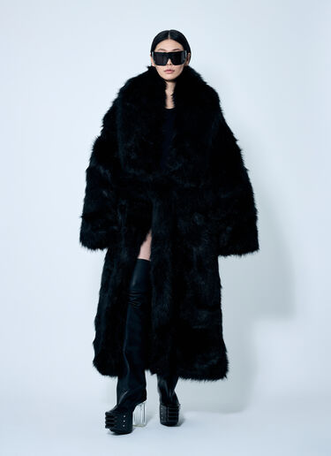 Entire Studios Vast Faux-Fur Coat Black ent0358035