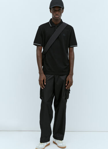 Moncler 徽标贴饰 Polo 衫 黑色 mon0155034