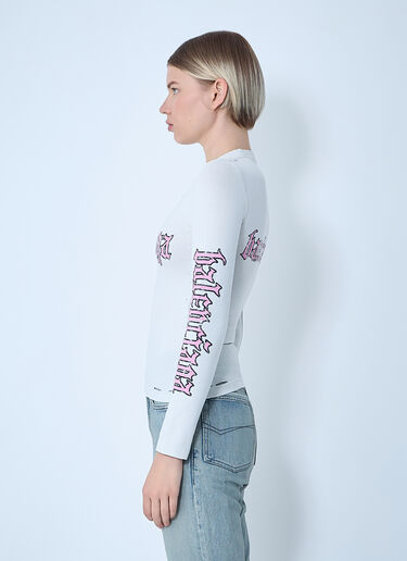 Balenciaga 徽标图案 T 恤 白色 bal0261011