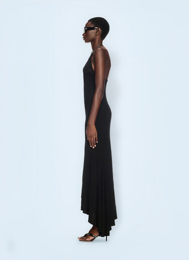 Off-White Ribbed Dress Black ofw0260021