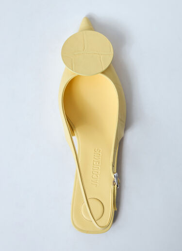 Jacquemus Les Slingbacks Duelo Pumps Yellow jac0260048