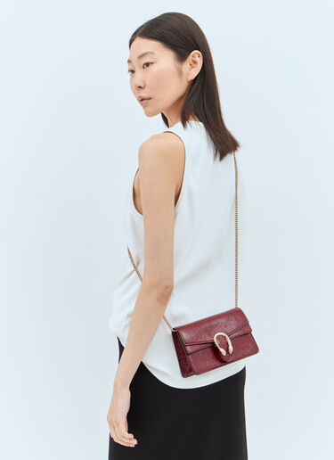 Gucci Dionysus Super Mini Shoulder Bag Burgundy guc0257100