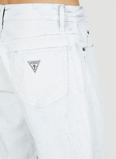 Guess USA 涂层牛仔裤 白色 gue0150002