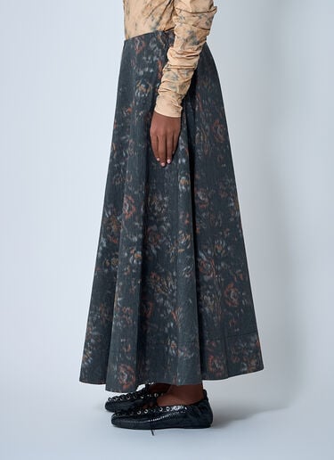 Midi Circle Skirt GANNI Midi Circle Skirt Beige gan0262034